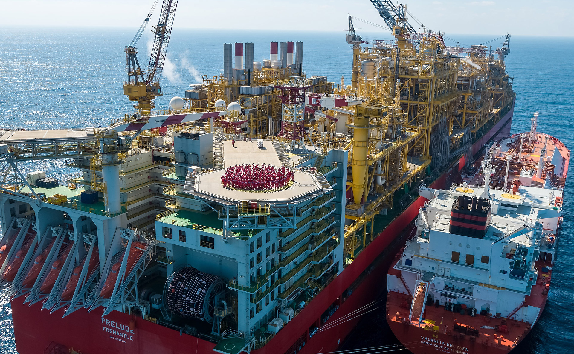 First LNG Cargo shipped from Prelude FLNG