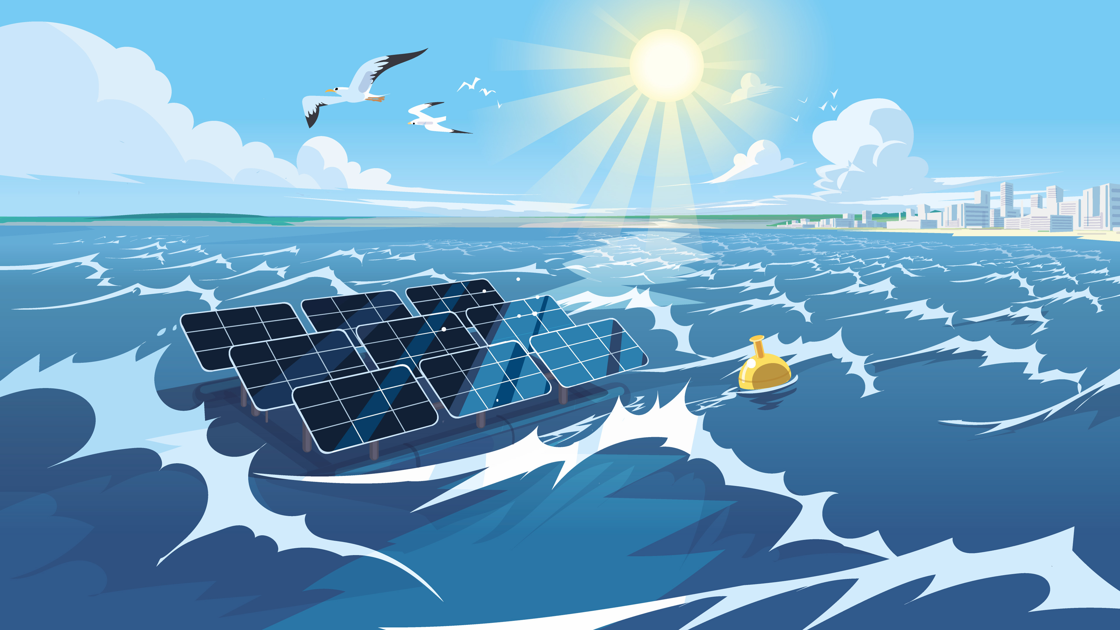 High-wave offshore solar panels soon a reality